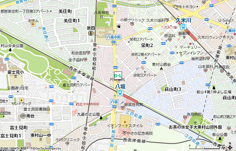 有）カタオカメディカルサービス付近の地図